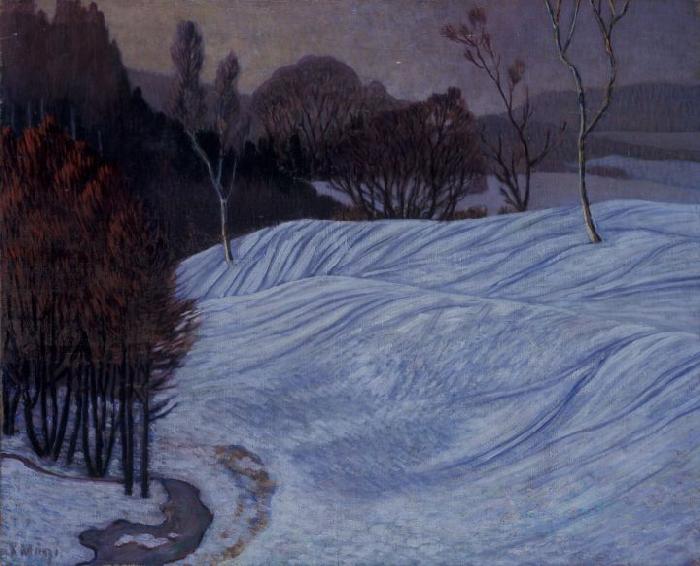 konrad magi Norwegian Landscape oil painting image